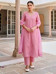 Cotton Embroidery Suit